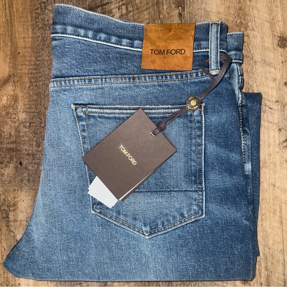 Tom Ford Men's Blue Denim Jeans
